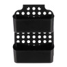 SERVITEUR NOIR POUR PAROI DE DOUCHE + 2