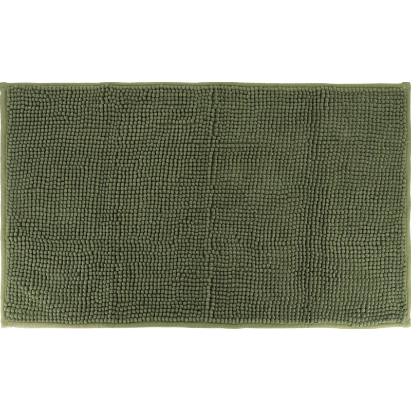 TAPIS MICROFIBRE KAKI BOULES UNI 45X75 C