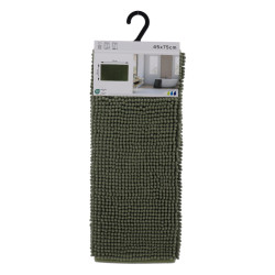 TAPIS MICROFIBRE KAKI BOULES UNI 45X75 C