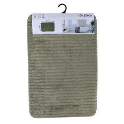 TAPIS KAKI STRIE 40X60 CM - POLYESTER
