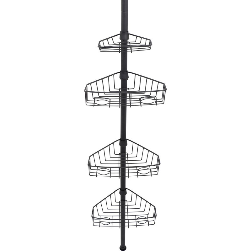 COLONNE TELESCOPIQUE NOIR MAT METAL PEI