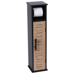 MEUBLE RESERVE ET DEROULEUR PAPIER WC "B