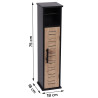 MEUBLE RESERVE ET DEROULEUR PAPIER WC "B