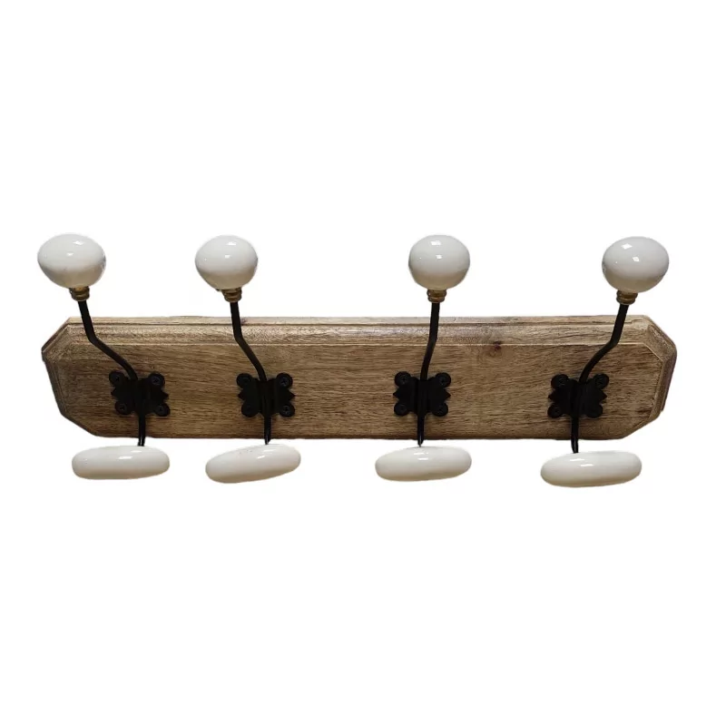 PATERE QUALITE 4 TETES WALNUT