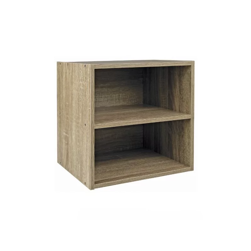 CUBO CON RIPIANO NATURALE 2 ARMADIETTI