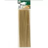 Lot de 100 piques à brochettes barbecue en bambou L30cm