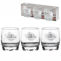 SET VERRE GOBELET BISTROT X3
