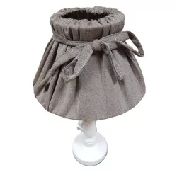 WITTE HOUTEN LAMP MET...