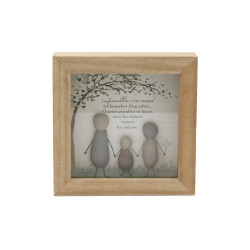 CADRE CITATION GALET FAMILLE/AMIS 12X12C