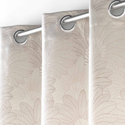 RIDEAU "TEORA" TAUPE 140x260CM JACQUARD
