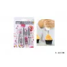 SET DE 5 DOUILLES INOX