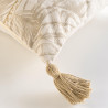 COUSSIN "DUNE" POMPONS 30x50CM COTON/POL