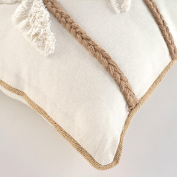 COUSSIN "SAHARA" 30x50CM COTON TRESSE+TU