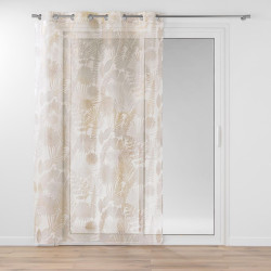 VOILE SABLE METALLISE "MELISSE" 140x240C