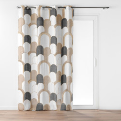 RIDEAU "DENALI" 140x240CM POLYCOTON IMPR