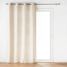 RIDEAU "EVA" NATUREL 135x260CM VELOURS D