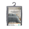PARURE "ANGELIA" GRIS 240x220CM GAZE COT