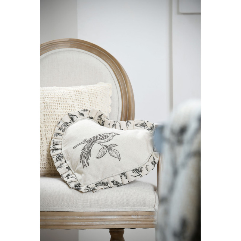 COUSSIN CŒUR CLARINE 30CM