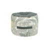 POUF ROND BOTANYS 40X30CM VERT