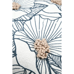 COUSSIN EUGENIE 40X40 BLEU