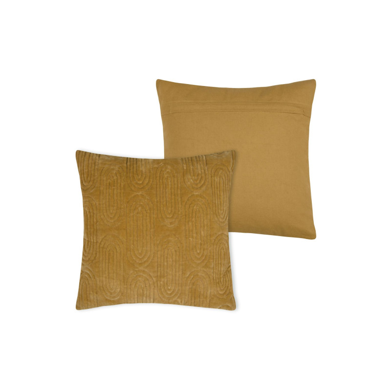 COUSSIN PAXTON 40X40CM MOUTARDE