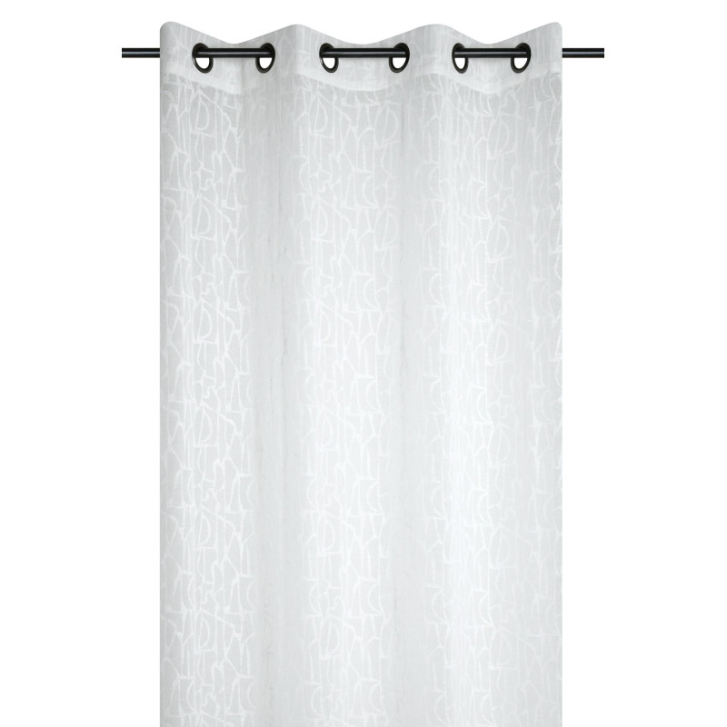 VOILAGE PAXTON 140X260CM BLANC