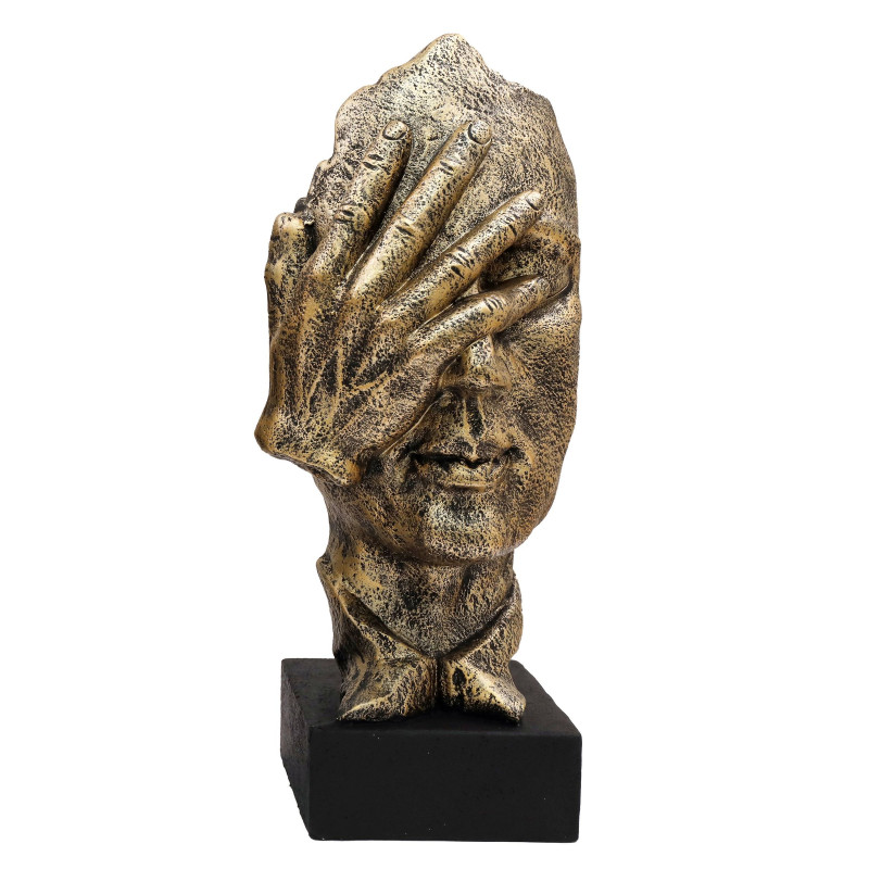 DECO VISAGE OR 50CM VOIR