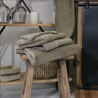 Serviette de bain 50x100cm taupe foncé Grand hôtel Sud Étoffe Serviette de bain 50x100cm taupe foncé Grand hôtel Sud Étoffe
