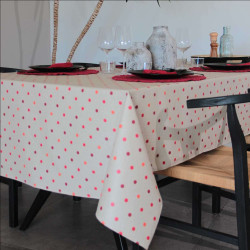 NAPPE LORETTE CARMIN 200X150 ENDUIT