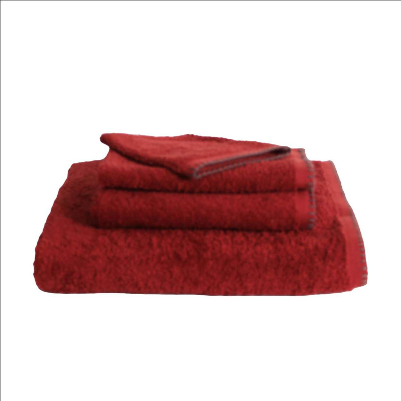 Serviette de bain 50x100cm burnt orange Grand hôtel Sud Étoffe Serviette de bain 50x100cm burnt orange Grand hôtel Sud Étoffe