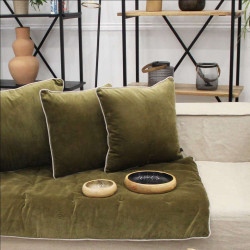 COUSSIN JAIPUR 45X45 TABAC