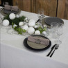 NAPPE ETINCELLE BLANC 300X150CM