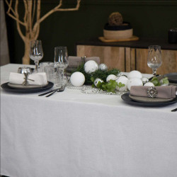 NAPPE ETINCELLE BLANC 300X150CM