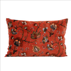 COUSSIN CACHEMIRE 40X60 BRIQUE
