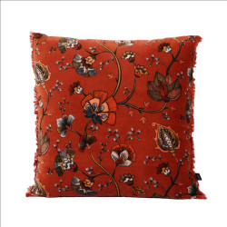 COUSSIN 45X45 CACHEMIRE BRIQUE