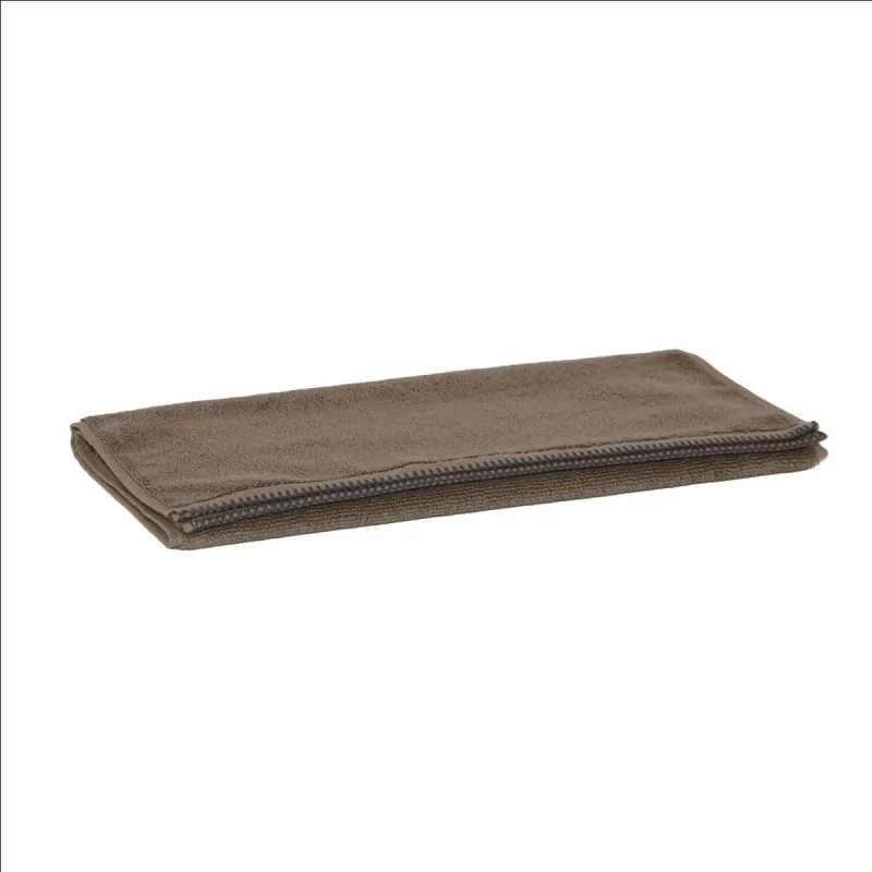 Serviette de bain 50x100cm taupe foncé Grand hôtel Sud Étoffe Serviette de bain 50x100cm taupe foncé Grand hôtel Sud Étoffe