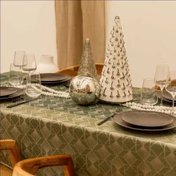 Nappe réveillon bronze 300x150cm