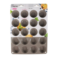 MOULE MINI 20 MUFFIN SILIC 2AS