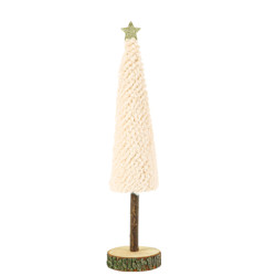 Sapin Moumoute Beige Ø7x33cm sur Socle R