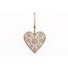 Cœur a suspendre deco laser h15cm