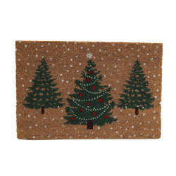Tapis d'entrée "Sapins de Noël" 60x40cm