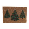 Tapis d'entrée "Sapins de Noël" 60x40cm