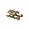 Luge déco à poser 27x10,5cm