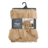 PLAID FOXY SABLE 125x150CM IMITATION FOU