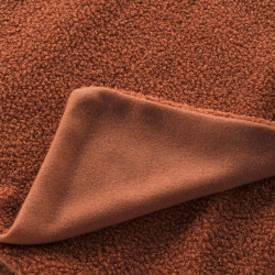 PLAID WOOLY TERRACOTTA 125x150CM BOUCLET