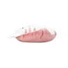 COUSSIN CHATCHAT 40CM VELOURS+IMIT FOURR