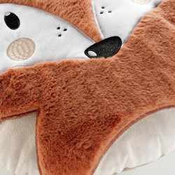 COUSSIN ROXY 40CM VELOURS+IMIT FOURRURE+