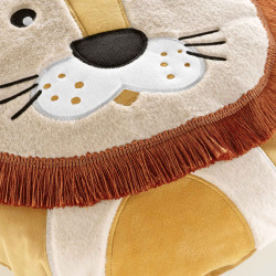 COUSSIN LOUMBA 40CM VELOURS+IMIT FOURRUR