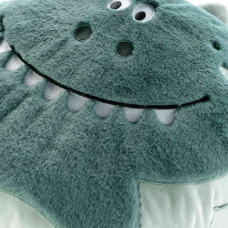 COUSSIN DINA 40CM VELOURS+IMIT FOURRURE+