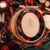 8 Assiettes Scottish Christmas Carton Ta